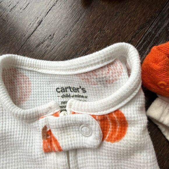 Lot of baby boys newborn clothes mixed Halloween fall 10 pieces carters rabbit + - Picture 8 of 9